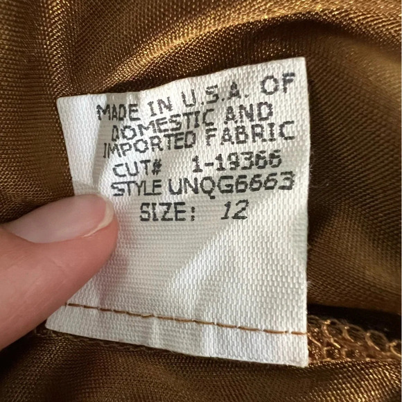 David Meister Retro Floral Halter Dress Sz 12 - Picture 7 of 8